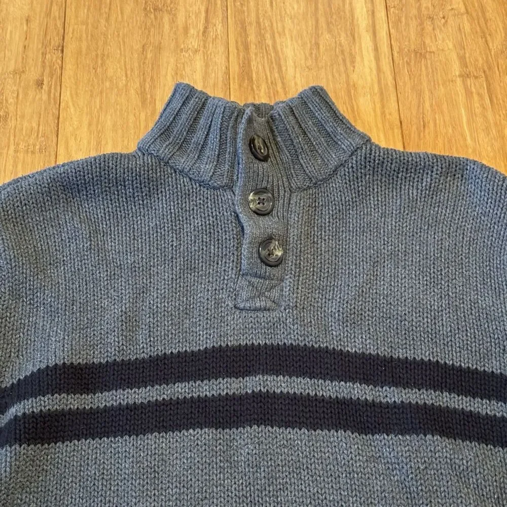 Boys Vintage Old Navy 100% Cotton Cowl Neck Sweater Size Large (10/12)